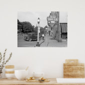 Kleine Stadt Einsamkeit, 30er Poster (Küche)