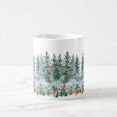 Kleine Stadt im Winter Tasse (Mittel)