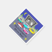 Kleine Stadt Laufwerk-in-Film verfügbar Napkins Serviette (Ecke)