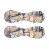 Kleine Stadt nachts Baseball (Paneele)