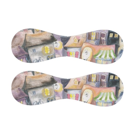 Kleine Stadt nachts Baseball (Paneele)