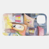 Kleine Stadt nachts Case-Mate iPhone Hülle (Rückseite (Horizontal))
