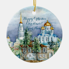Kleine Stadt Zadonsk Keramik Ornament