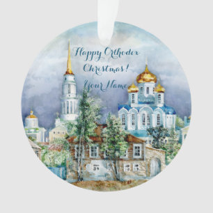 Kleine Stadt Zadonsk Ornament