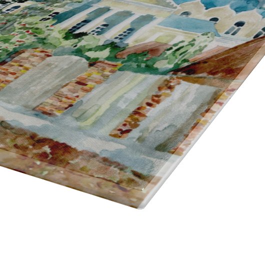 Kleine Stadt Zadonsk Schneidebrett (Ecke)