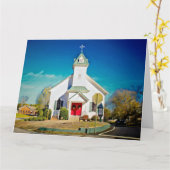 KLEINE STADTKIRCHENJumbo-Grußkarte Karte (Gelbe Blume)