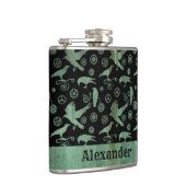 Kleine Steampunk-Verdigris-Gänge und -Kronen nach Flachmann (Rechts)