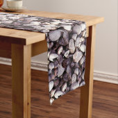 Kleine Steine Kurzer Tischläufer (Beispiel)