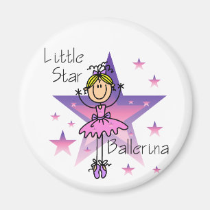 Kleine Stern-Ballerina - Blondes Haar Magnet