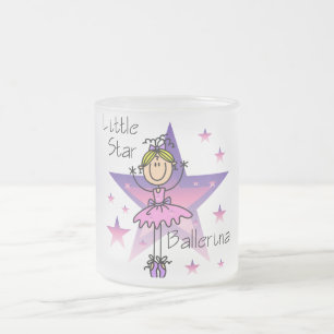 Kleine Stern-Ballerina - Blondes Haar Mattglastasse