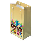 Kleine Sterne Erster Geburtstagsrausch Geschenktüte (Vorderseite Schrägansicht)