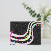 kleine Sternenkarte Postkarte (Stehend Vorderseite)