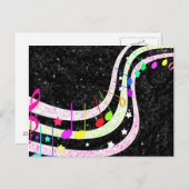 kleine Sternenkarte Postkarte (Vorne/Hinten)