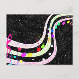 kleine Sternenkarte Postkarte