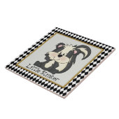 Kleine Stinkerspaß-Cartoonfliese Fliese (Seite)