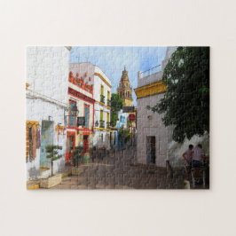 Kleine Straße in Cordoba, Spanien - Puzzlespiel Puzzle