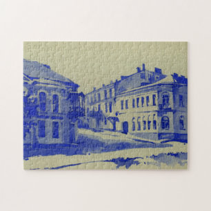 Kleine Straßen in der alten Stadt Puzzle