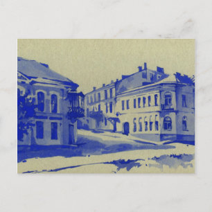 Kleine Straßen in der Altstadt Postkarte