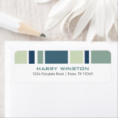 Kleine Streifen-Adressenmarken (Insitu)