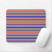 Kleine Streifen mit Regenbogenfarben Mousepad (Mit Mouse)