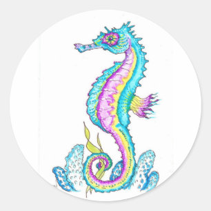 KLEINE STUTE RUNDER AUFKLEBER