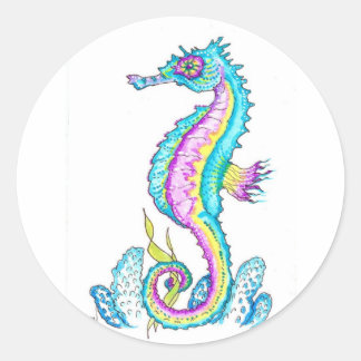 KLEINE STUTE RUNDER AUFKLEBER