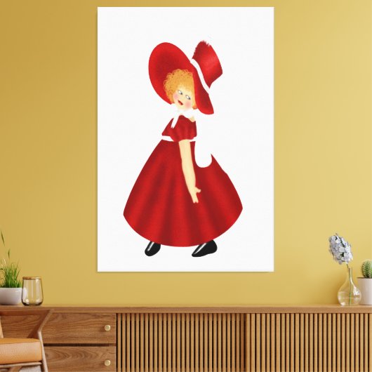 Kleine Sue-Kinder Leinwand (Insitu (Wohnzimmer))