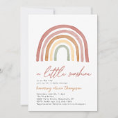 Kleine Sunshine Baby Dusche Einladung (Vorderseite)