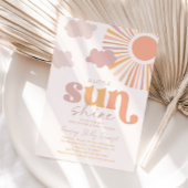 Kleine Sunshine Baby Dusche Einladung