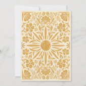 Kleine Sunshine Baby Dusche Einladung (Rückseite)