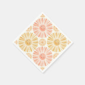 Kleine Sunshine Watercolor Babydusche Serviette (Ecke)
