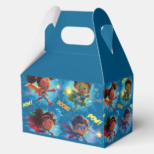 Kleine Superhelden-Party Geschenkschachtel