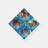 Kleine Superhelden-Party Serviette (Ecke)
