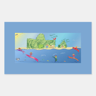 Kleine Surfer Sticker