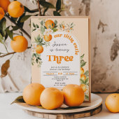 Kleine Süsse 3. Geburtstag Party Einladung