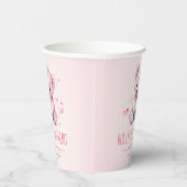 Kleine süße Aquarell Babydusche Pappbecher (Rechts)