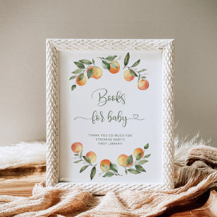 Kleine Süsse Aquarellbücher für Babyzeichen Poster