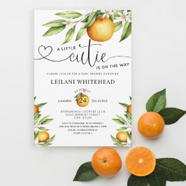 Kleine Süsse auf dem Weg Babydusche Einladung