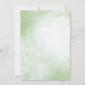 Kleine Süsse auf dem Weg Babydusche Einladung (Rückseite)