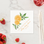 Kleine Süsse auf dem Weg Serviette (Beispiel)