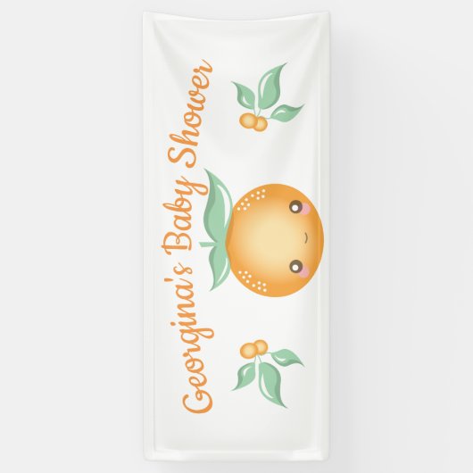 Kleine Süsse Baby Duschbanner Banner (Vertikal)