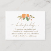 Kleine Süsse Baby Duschbücher für Baby Begleitkarte (Vorderseite)