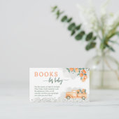 Kleine Süsse Baby Duschbücher für Baby Begleitkarte (Stehend Vorderseite)