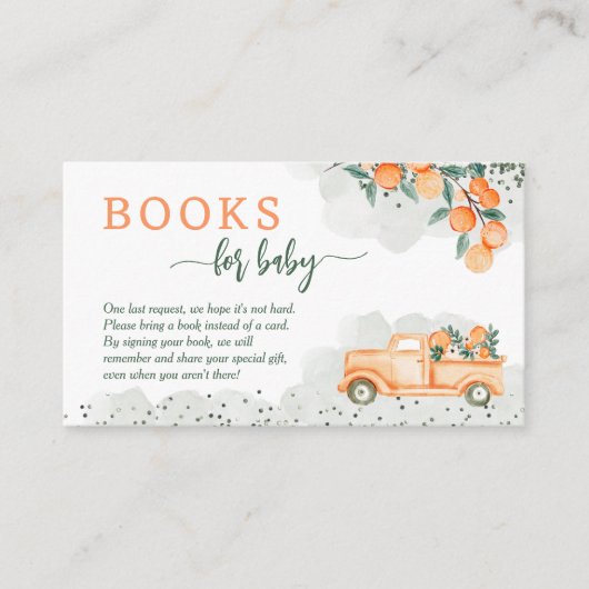 Kleine Süsse Baby Duschbücher für Baby Begleitkarte (Vorderseite)