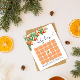 Kleine Süsse Baby Dusche Bingo Spielkarte