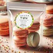 Kleine Süsse Baby Dusche Danke Sticker