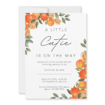 Kleine Süsse Baby Duwer Gender neutrale Einladung