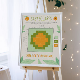 Kleine Süsse Baby Duwer Wetten Plätze signieren Poster
