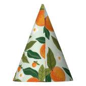 Kleine Süsse Baby Orange Citrus Clementine Partyhütchen (Rückseite)
