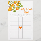 Kleine Süsse Baby Shower Bingo Game (Vorderseite)